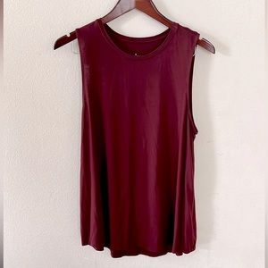 A New Day Maroon Muscle Shirt